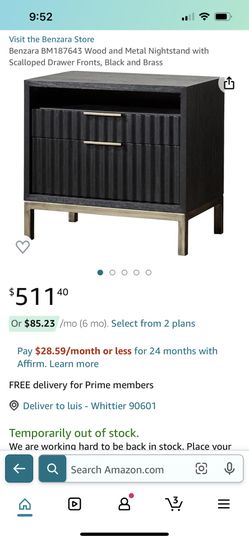 Mid Century Style Nightstand