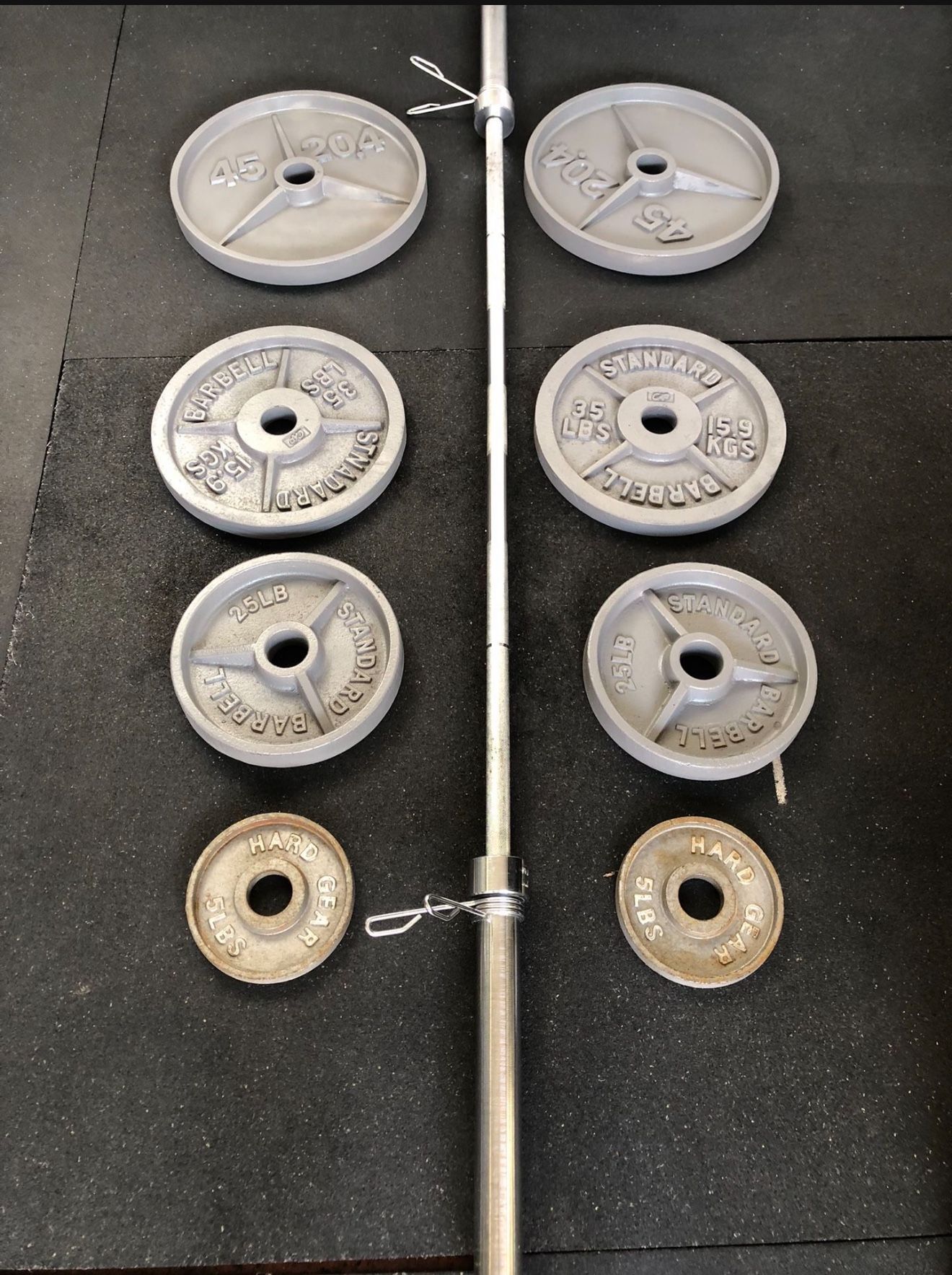 Olympic Weights And Bar