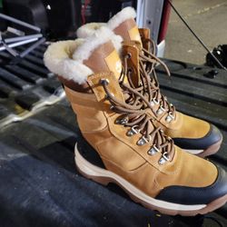 Timberland Women's Size 8 Whiteledge Faux Fur Hiker 