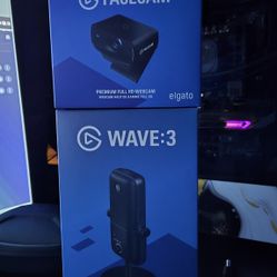 Elgato Wave 3 And HD Elgato Facecam