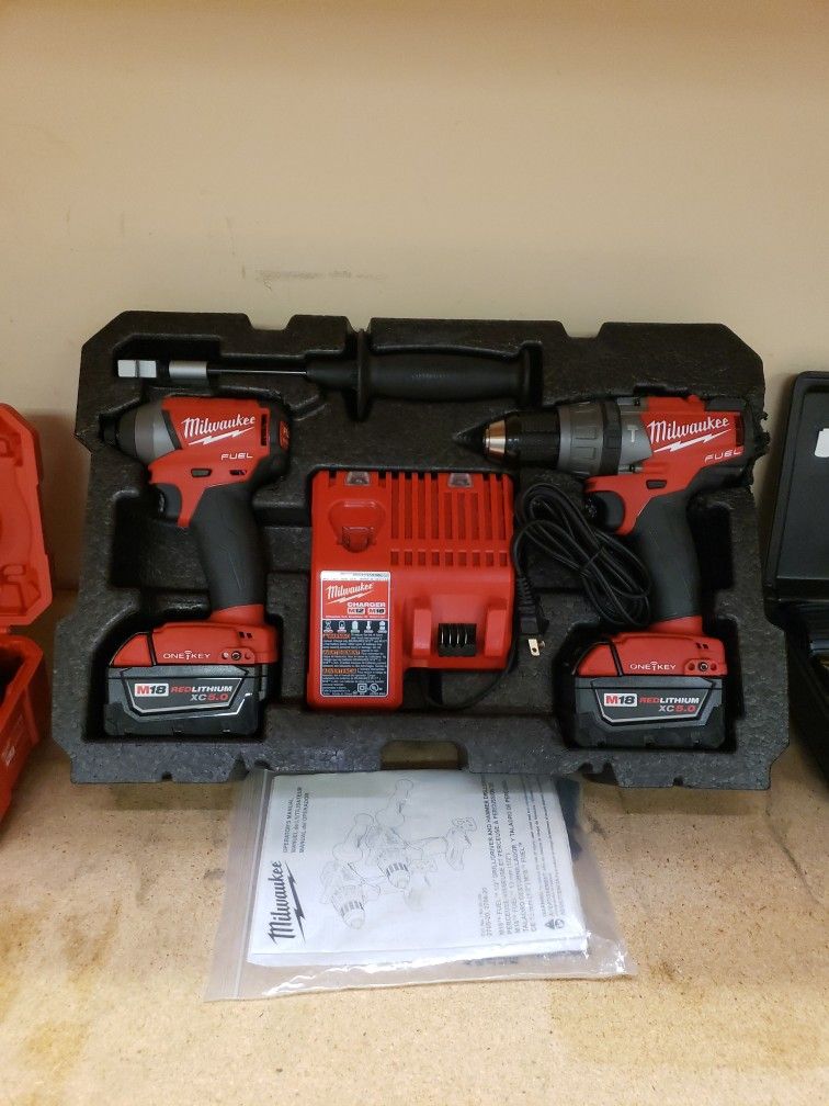 Milwaukee M18 One Key Drill And Impact Driver Kit 2706-20