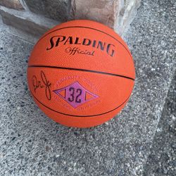 DR J signed Basketball