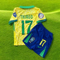 Kids Soccer Jersey Uniforms Ronaldo Messi Madrid Barcelona Customized 