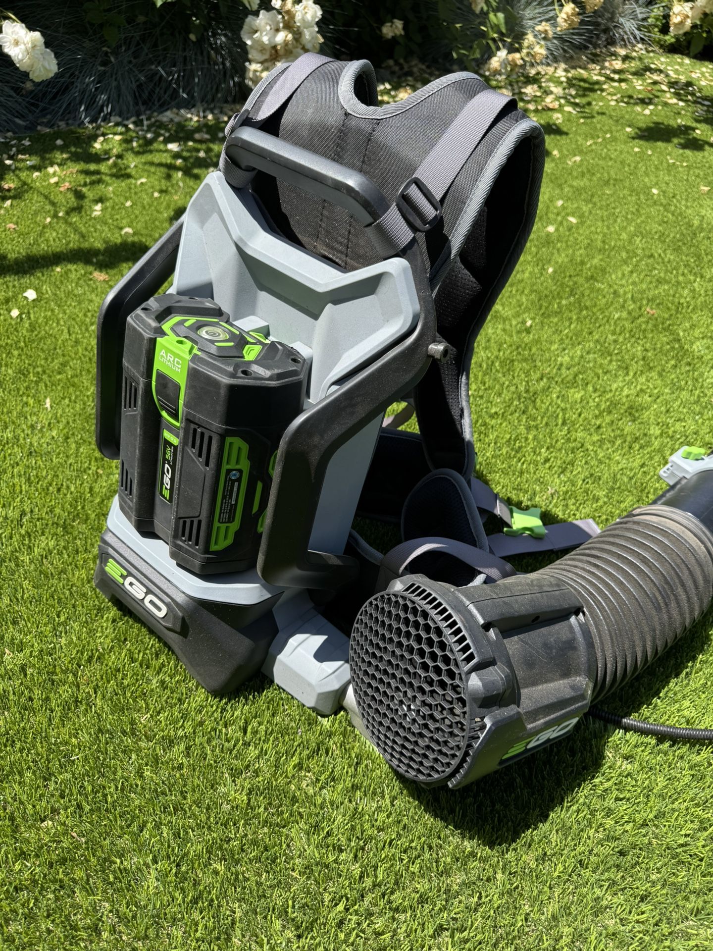 EGO POWER+ Backpack Leaf Blower, Cordless Electric 600 CFM, 5.0 Ah Battery, Charger Not Included