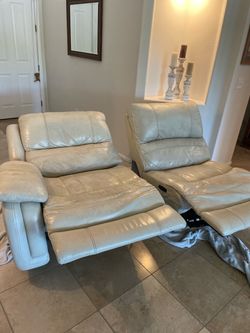 Loved Leather 2pc chairs/sofa