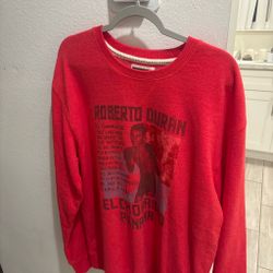 Roberto Durán Graphic Crewneck Sweatshirt