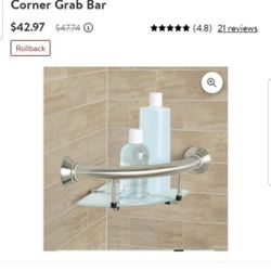 Bathroom Corner Bar