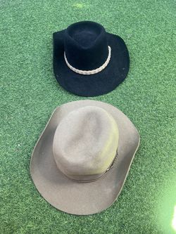 Akubra Kiandra Australian Cowboy Outback Black Pure Fur Felt Hat Size 55