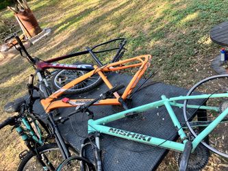 4 Bike Frames. Huffy Trek Mongoose Nishiki  & bike accessories