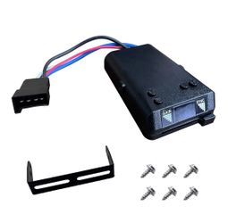  Time Delay Trailer Electric Brake Controller Compatible with 1 to 4 Axle Vehicles and Cargo RV Trucks Replacing  Brakeman IV Brake Cont