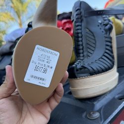 Proenza Schouler SS13 Huarache Wooden Platforms Heels