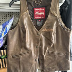 Women’s Motorcycle Leather vest