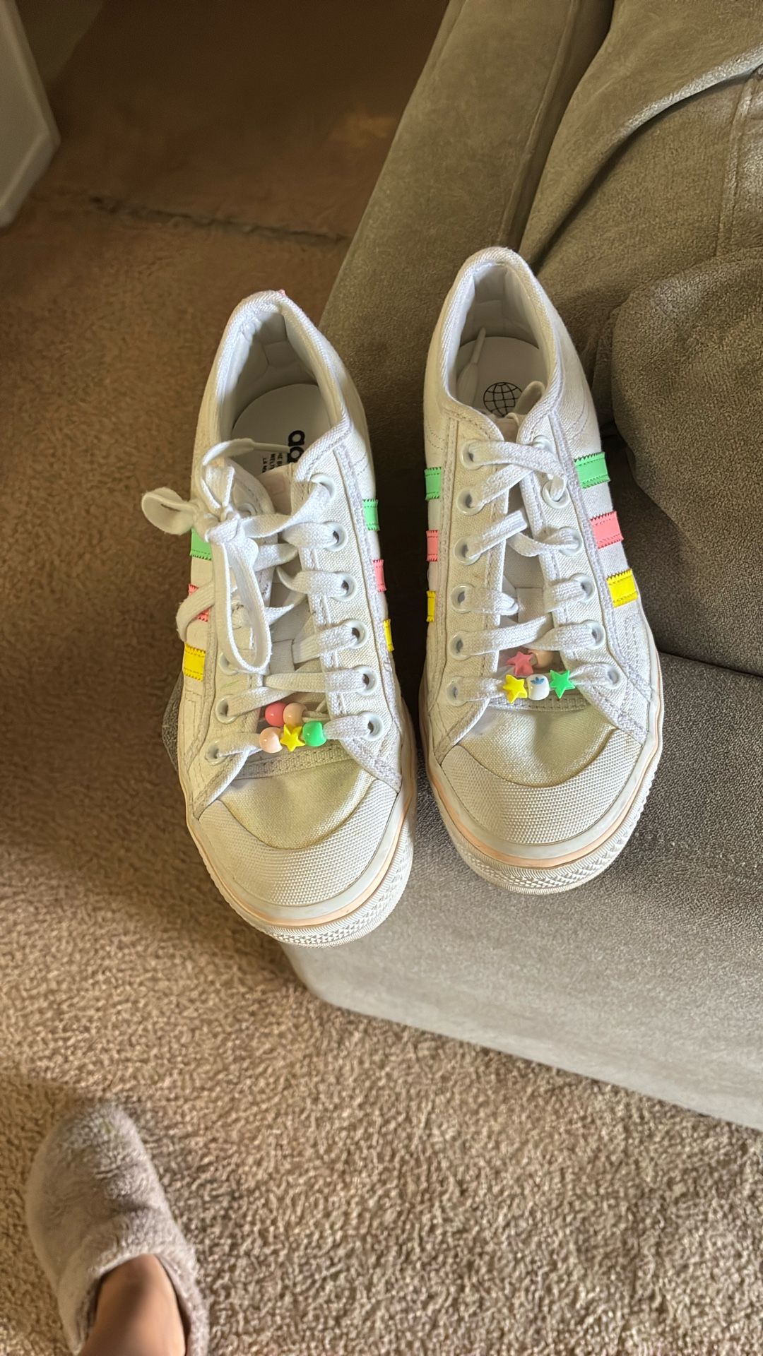 Adidas GS Nizza Platform Sneakers.