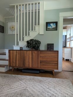 Credenza Sideboard Solid Acacia Wood