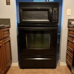Whirlpool microwave and electric range