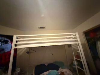 Loft bed with mattress