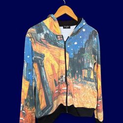 Van Gogh Starry Night Zip Up Hoodie