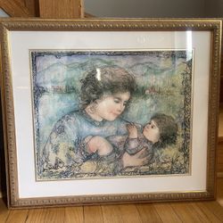 Edna Hibel Impressionist Style 