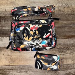 Farah Bradley Little Hipster splash floral Crossbody Bag
