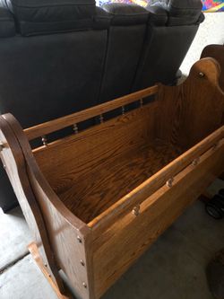 Wooden Rocking Cradle
