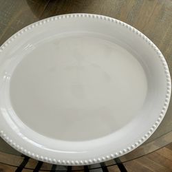 White Oval Platter
