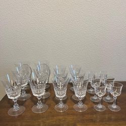 Vintage Crystal drink-ware  