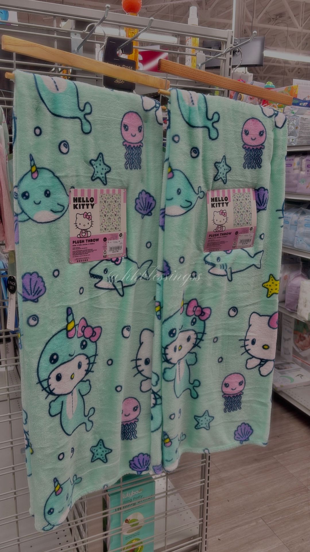 hello kitty mermaid blanket