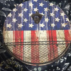 Wall Bottle Opener/catcher