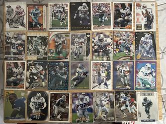 Emmitt Smith Lot Of 28 Football Cards