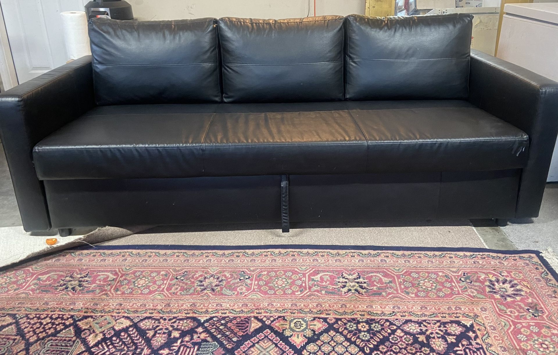 Leather Sofa Bed