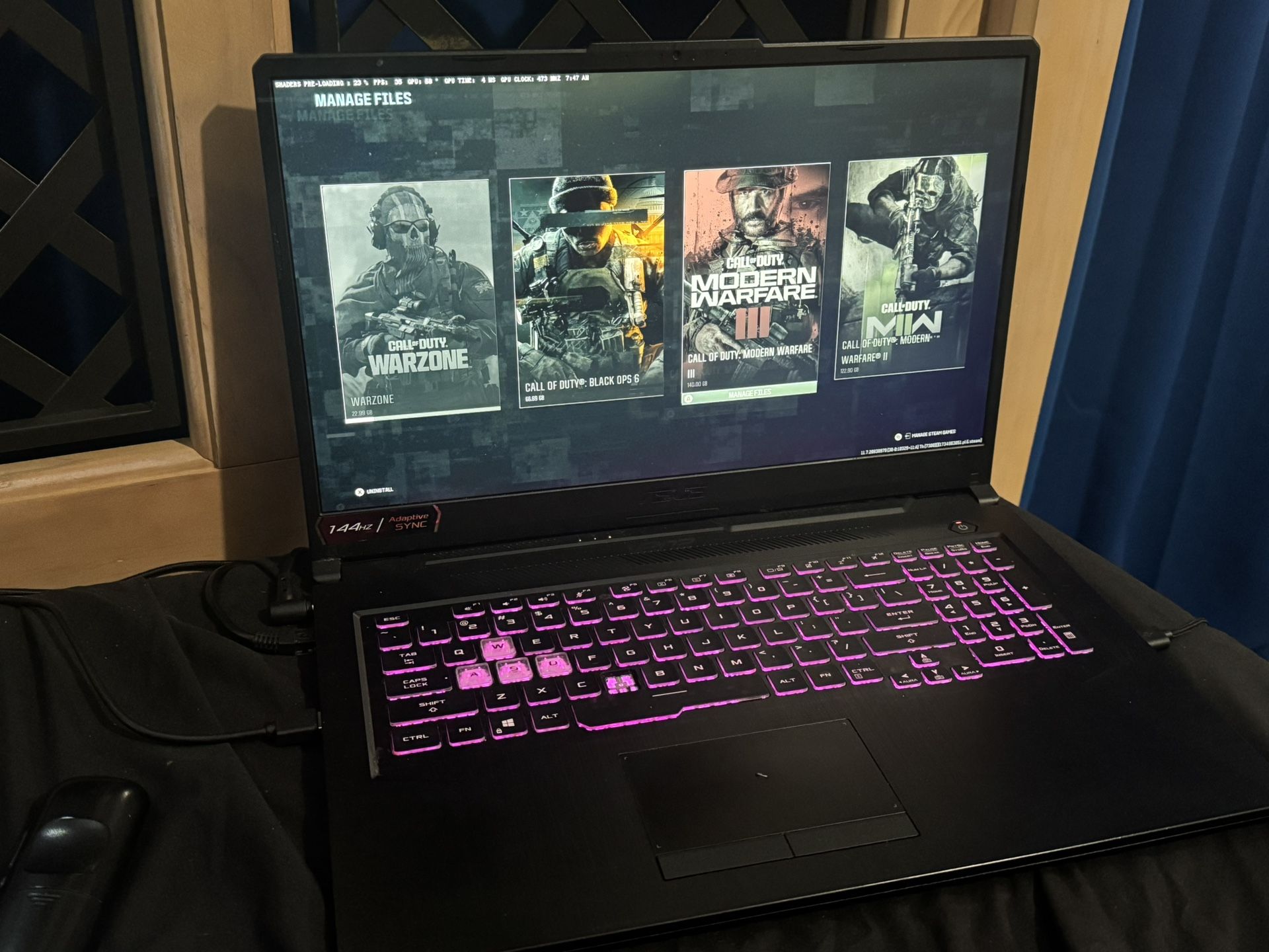 ASUS TUF Gaming A17 Gaming Laptop, 17.3” 144Hz FHD Intel I 5