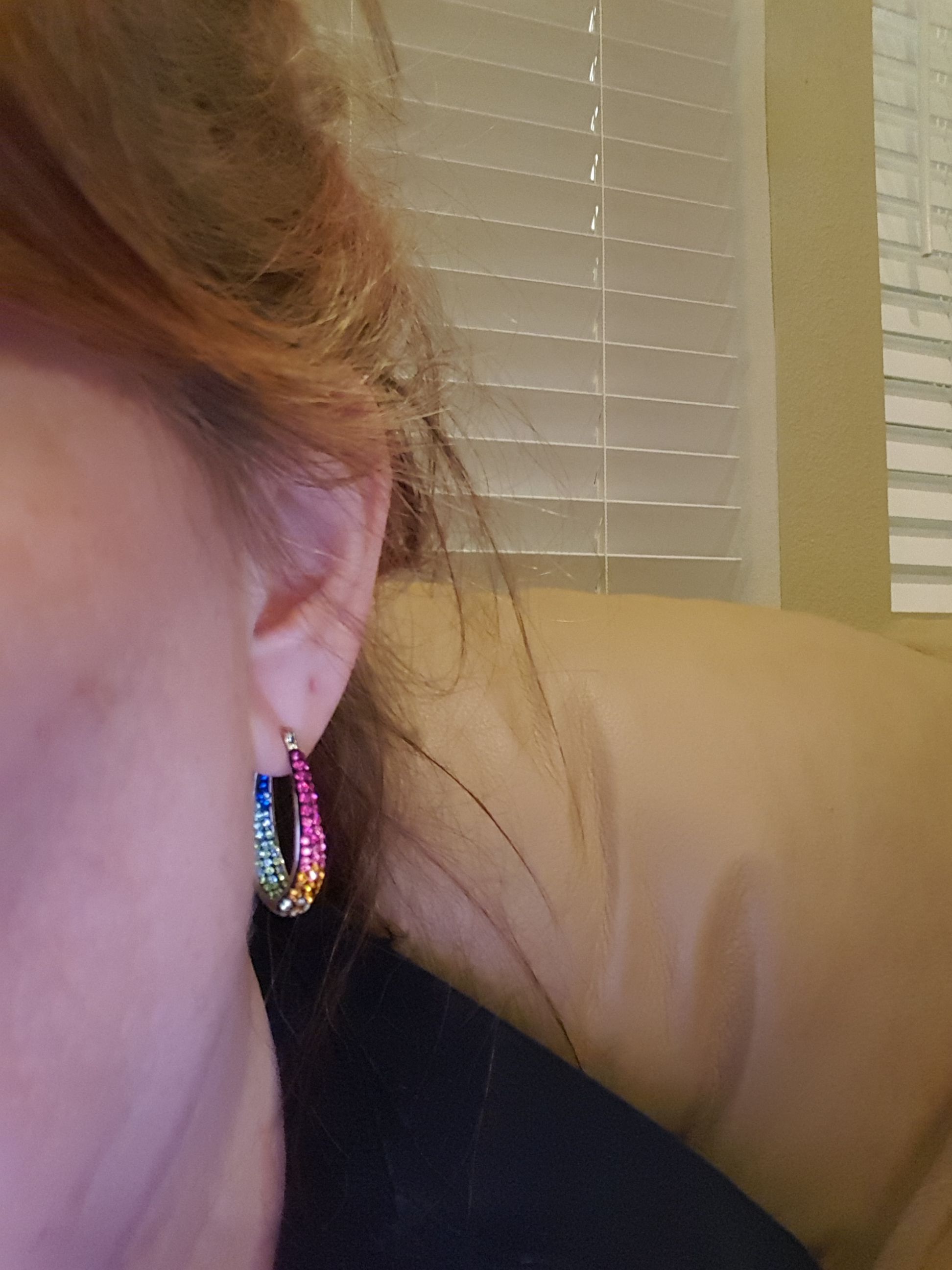 Swarovski Crystal multi-colored earrings