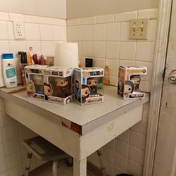 Four Pop Figures And One Only In Walmart