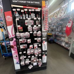 Battery display rack