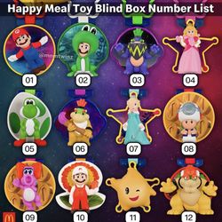SUPER MARIO GALAXY TOYS (keychain)