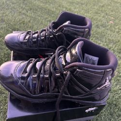 Jordan 11 Patent Leather Football Cleats Men’s Size 10