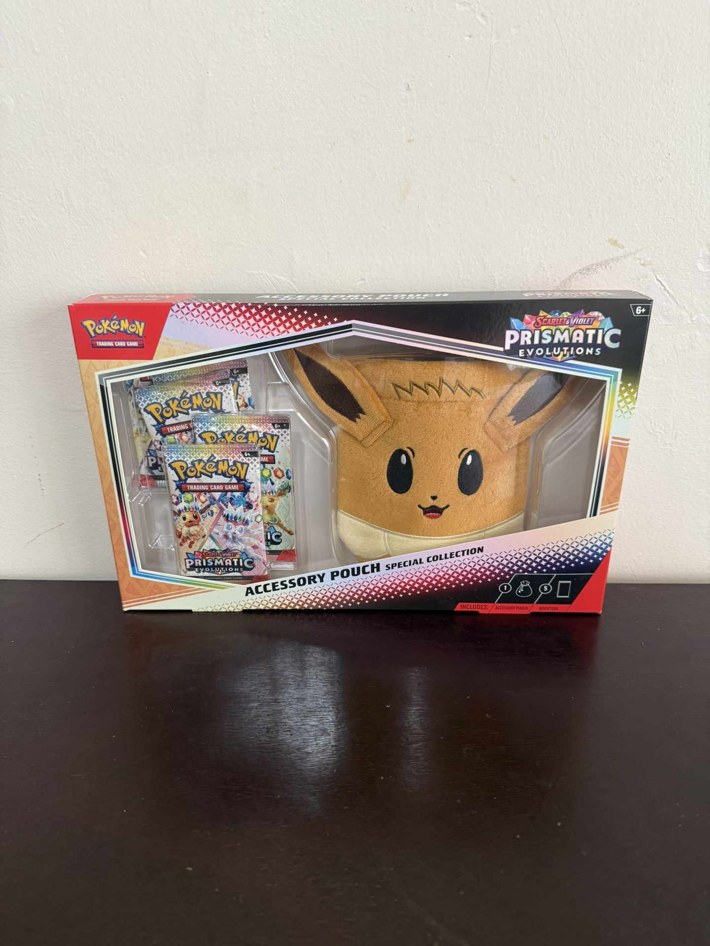 Pokemon Prismatic Evolutions Accessory Pouch Special Collection