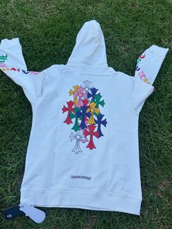Chrome hearts white hoodie