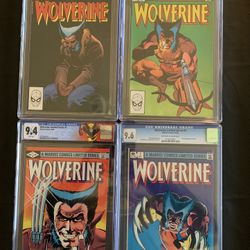 Wolverine Comics Limited 4 Part Edition Series