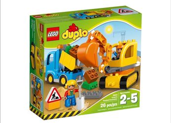 Lego Duplo 10812 Truck & Tracked Excavator