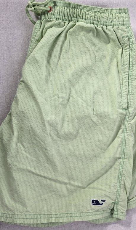 Vineyard Vines Men's Medium Light Green Swimwear