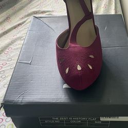 Burgundy size 11 Heels
