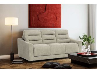Stearns & Foster® Luca Beige Queen Sleeper Sofa w/ Pocket Coil Mattress
