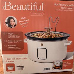 Barrymore Beautiful 4qt Programmable Cooker with Touch-Activated display 
