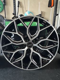 Brand New Vossen HF-2 19x8.5 5x112 Brushed Gloss Black Wheels – Set of 4