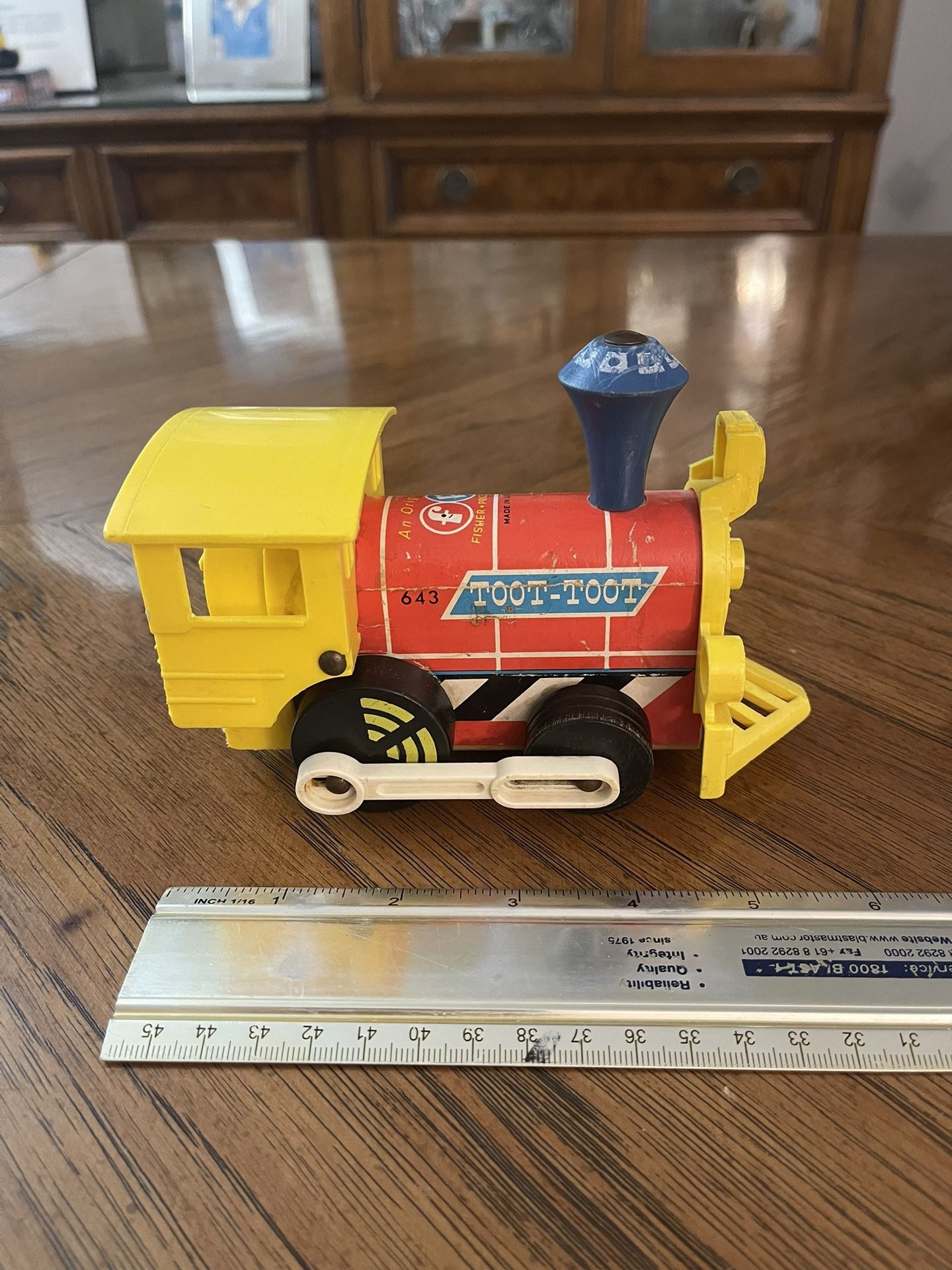 Vintage 1964 Fisher Price Toot Toot Train Engine
