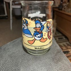 Welches Disney Donald Duck Melody Time Jelly Jar  Very Rare  $15 OBO