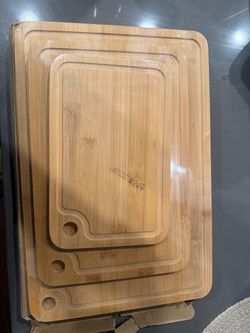 Bamboo Cutting Board Set of 3