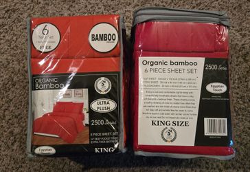 Organic Bamboo King Size 6-Piece Sheet Set