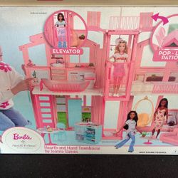 Hearth & Hand Joanna Gaines Barbie Townhouse Playset 3-Level Dollhouse +